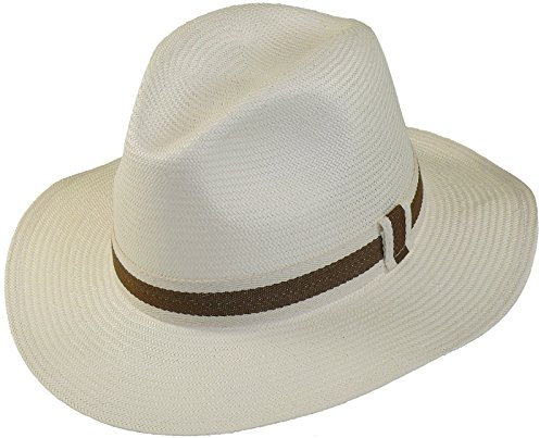 Harrys-Collection Sehr Leichter Strohhut, rollbar!, Kopfgröße:56, Farben:Natur