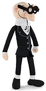 MORTADELO Y FILEMON Clever & Smart - Plüschtiere der Hauptfiguren des Films 40cm - Superweiche Qualität (Clever)