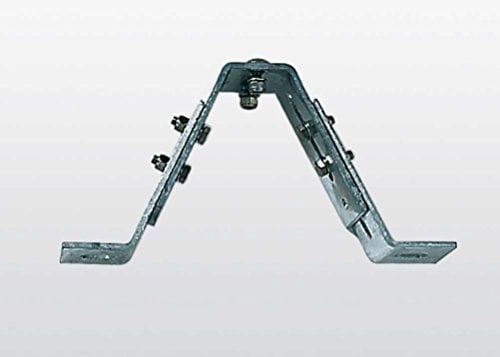 MUNK Günzburger Steigtechnik 77538 Wandhalter verstellbar 115-173mm Stahl verzinkt für Einholmleit