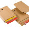 ColomPac CP 010.01 Versandtaschen 150x250 mm aus Wellpappe, braun - 100 Stück