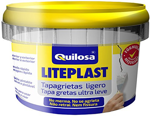 Quilosa Liteplast - Pasta para grietas (250 ml, ligero) color blanco