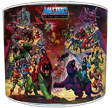 20,3cm Tabelle he man comic book lamp shades