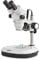 KERN Optics Stereo-Zoom Mikroskop für routinierte Anwender, Binokular Tubus, 0.7x - 4.5x Objektiv, Säule, 3W-LED, Auflicht, 3W-LED, Durchlicht