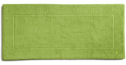 möve Superwuschel Badteppich 60 x 130 cm aus 100% Baumwolle, peridot
