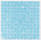 Spirella Duschmatte Anti Rutsch Matte Riverstone antibakteriell rutschfest Rund Ø 57cm - mit Sanitized Hygienefunktion - Blau - Made in EU