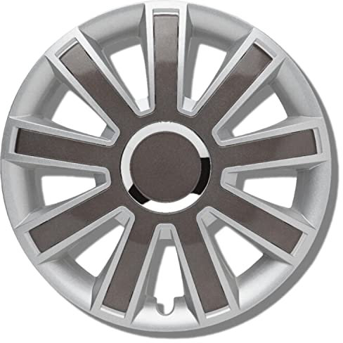 Albrecht 16 Zoll Radkappen silber/grau für Stahlfelgen - Flash Radzierblenden aus hochwertigem Kunststoff - Langlebige Radblenden in originaler Albrecht Verpackung - Made in EU