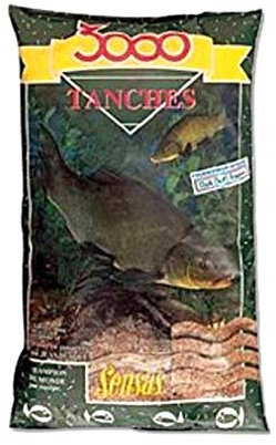 Sensas 3000 Tench 1 kg Köder Futtermischung für das Angeln Meer Fluss See