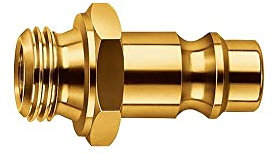Kupplungsstecker DN 7,2, G 1/4a, Messing