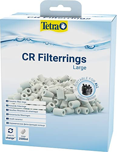 Tetra CR Filterrings Large - Keramik Filterringe für die Tetra Aquarium Außenfilter EX 1200 Plus und 1500 Plus