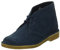Clarks Originals Desert, Stivali Donna, Blu (Midnight Suede), 38 EU