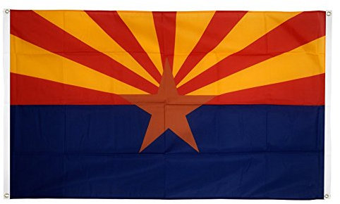 Flaggenfritze® Balkonflagge USA Arizona