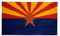 Flaggenfritze® Balkonflagge USA Arizona