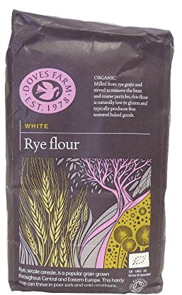 Doves Farm | Rågmjöl vit ekologisk | 2 x 1 kg
