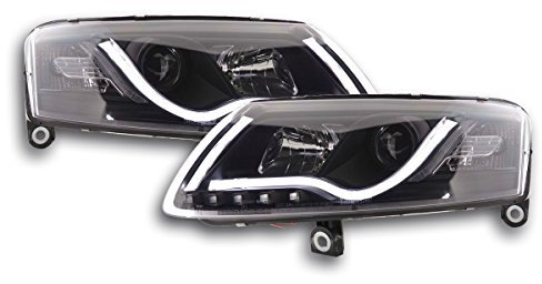 FK Automotive FKFSAI13035 Scheinwerfer Daylight Set, Schwarz