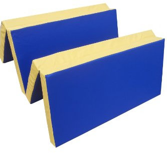 NiroSport Klappbare Turnmatte für zu Hause/Weichbodenmatte für Gymnastik & Yoga/Kinder Sportmatte für Turnhallen - Fitnessmatte mit hautfreundlicher Oberfläche aus abwaschbarem Kunstleder