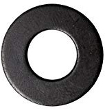 VOX Klettverschluss 0 flach Waschmaschine – schwarz (20 Stück), 14973124441