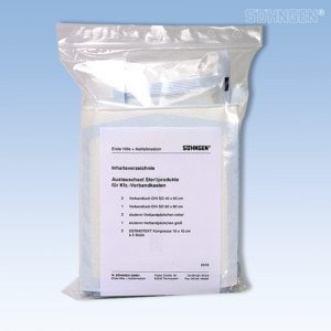 Austauschset Sterilprodukte KFZ-Verbandkasten DIN 13 164