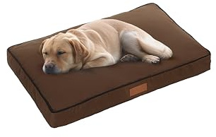 Ellie-Bo Dog Bed for 60-inch Dog Cage/Crate - Brown Water Resistant