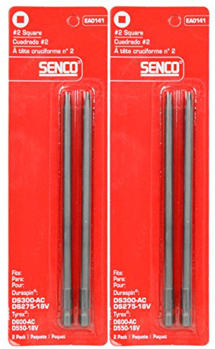 Senco EA0141#2 Vierkant-Bit, Duraspin-Antrieb, 2 Stück, RT