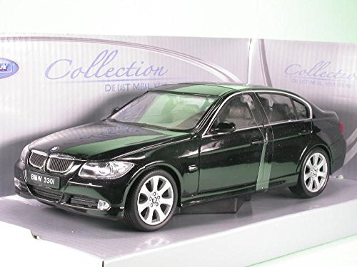 Welly BMW e90 330i schwarz Modellauto 1:24