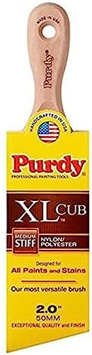 Purdy 144153320 XL Cub Nylon/Polyester Brush Angle Sash, Wood, 2
