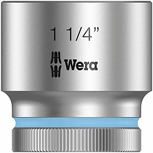 Wera 8790 HMC Zyklop-Steckschlüsseleinsatz mit 1/2 Zoll-Antrieb, 1 1/4 Zoll, 05003635001