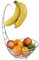 Apollo Chrome Banana Tree and Fruit Bowl
