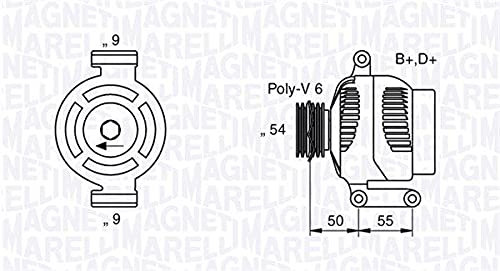 Magneti Marelli 46823547 Lichtmaschine