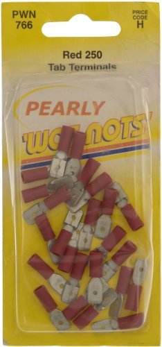 Pearl PWN766 250 Tab Wiring Connectors - Red (Pack of 25)