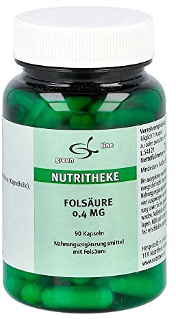 FOLSÄURE 0,4 mg Kapseln 90 St