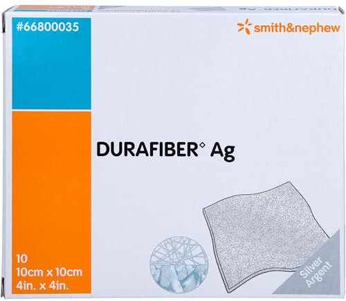DURAFIBER Ag 10x10 cm Verband 10 St