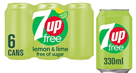 7UP Lemon & Lime 330ml Can | 6 Pack