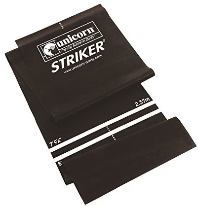 Unicorn Striker Dart Mat, leichtgewichtige EVA Dartmatte, schwarz