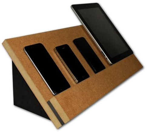 Oachkatzerl VanDock 47 Multi Ladestation - Handwerk aus Österreich (Die Dockingstation ohne sichtbare Kabel für Handy, Tablet und mehr) VD47 - (Braun)