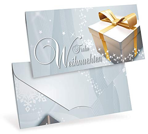Premium Gutscheinkarten (10 Stück) für Ihre Kunden zu Weihnachten, Silvester, Nikolaustag
