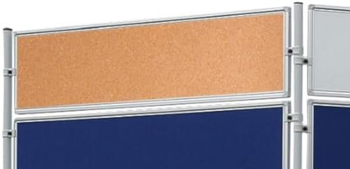 Franken EL-UTK30 Korktafel Eco (beidseitig verwendbar, 120 x 30 cm) kork braun