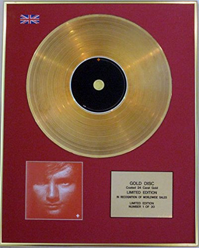 Ed Sheeran + Ltd CD Edition 24 Karat Gold Disc