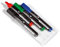 Legamaster 7-155094 Presentation Marker TZ41, kein Durchdrücken auf Flipchartpapier, Keilspitze, Strichbreite 2 - 5 mm, 4er Set, 4-farbig sortiert