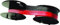 Twen Farbband Gr.51 schw/rot