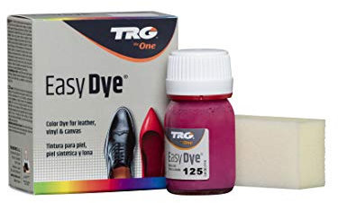 TRG The One Easy Dye, Leather Shoe Color Restore Paint, 125 Fuchsia, 25 ml