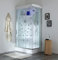 Kiamami Valentina - Cabina Doccia Multifunzione con Bagno Turco | 16 Getti Idromassaggio | Ante in Vetro Temperato | Illuminazione Interna e Radio, 70x110CM SX