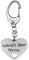 Nanny keyring - Worlds Best Nanny metal keyring by Metal Planet/Purple Gift Co