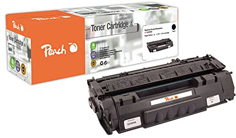 Peach H49/C708 Tonermodul schwarz ersetzt Canon, HP No. 49A BK, CRG-708, Q5949A für z.B. HP LaserJet 1320 TN, Canon ISensys LBP -3300, Canon ISensys LBP -3360, Canon Lasershot LBP -3300