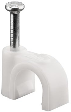 Fascetta per cavi Fixpoint, 7mm, bianco