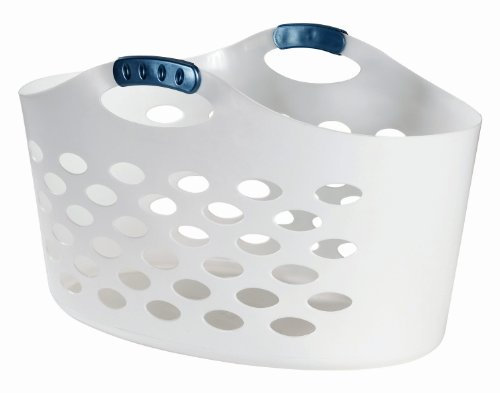 Rubbermaid Wäschekorb, Kunststoff, Weiß