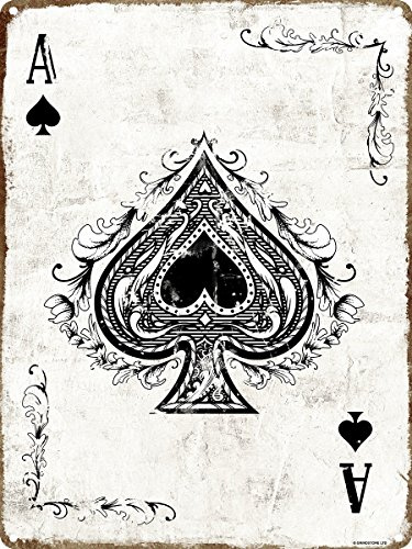 Grindstore ACE of Spades Blechschild