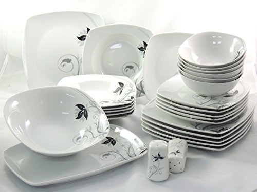 Topkapi TK-969, 28-TLG Tafelservice Bela Flor, für 6 Personen