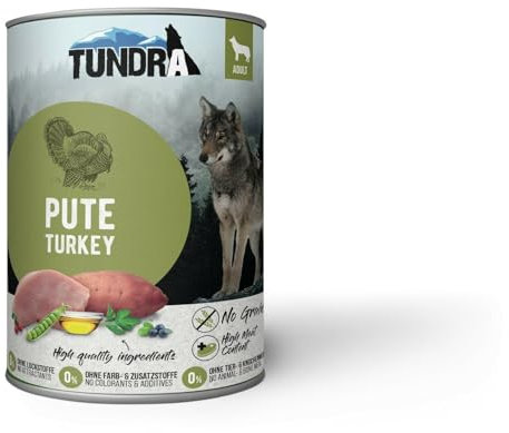Tundra Hundefutter Pute Nassfutter (800g)