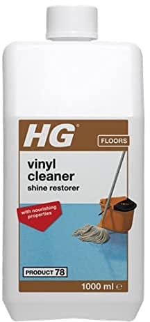 HG Vinyl Floor Cleaner & Shine Restorer, LVT Floor Cleaner & Linoleum Floor Cleaner, Multi Surface Floor Cleaner Liquid, Rubber Floor Cleaner & Lino Floor Cleaner - 1 Litre