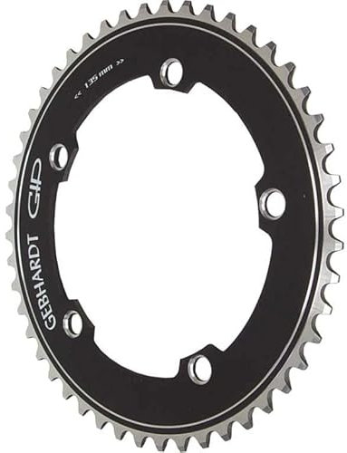 GEBHARDT Bahn negro - Plataforma - 1/2x1/8, LK: 135, dientes: 46